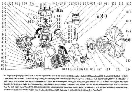 Шайба 8 010W80 для поршневого блока W80 фото