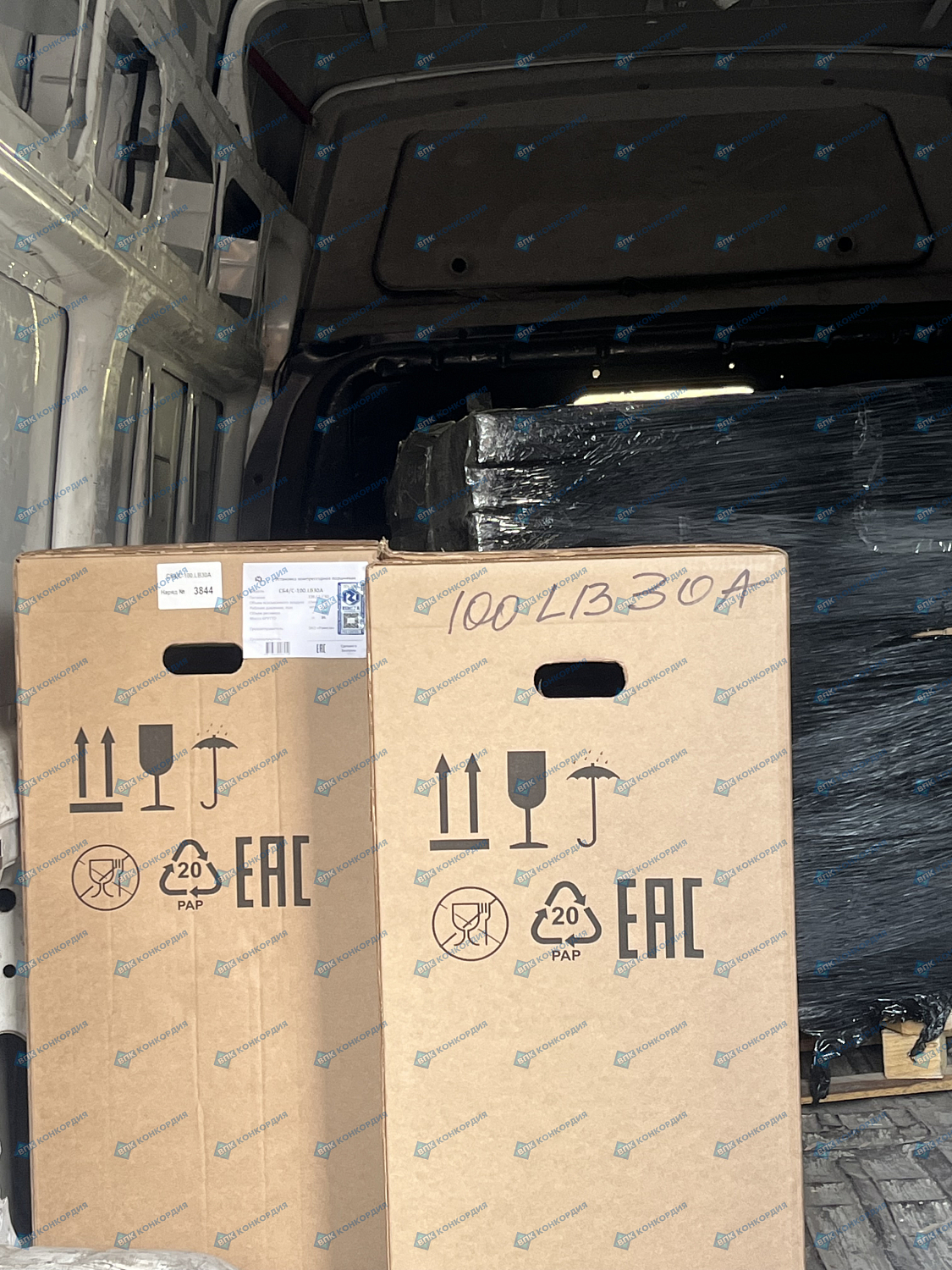 Отгрузка поршневых компрессоров Remeza СБ4/С-100.LB30A в г. Красноярск